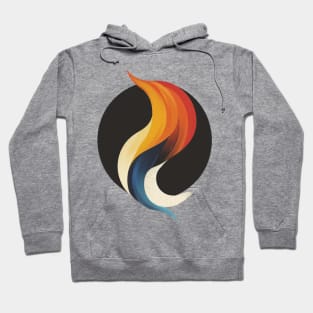 fire flame logo Hoodie